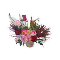 Image 2 of Artificial Floral Arrangement - "Ellie"