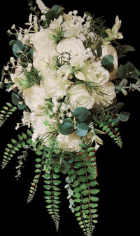 Artificial Floral Bridal Bouquet - "Hazel"