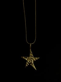 Image 2 of Gold Lakota Star Necklace