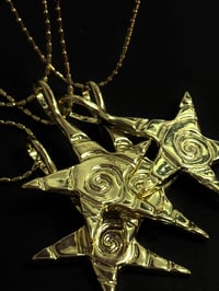 Image 4 of Gold Lakota Star Necklace