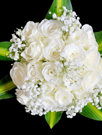 Artificial Floral Bridal Bouquet - "Iris"