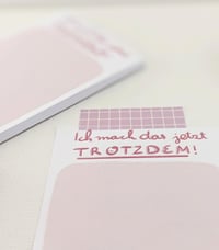Image 1 of Ich mach das jetzt TROTZDEM! Notizblock