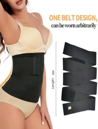 Women Waist Trainer Sweat Belt Tummy Control Yoga Gym Body Shaper