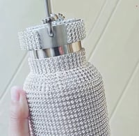 Image 7 of Perla Diamond Tumbler 17oz, 25oz, 32oz | 24K Rose Gold