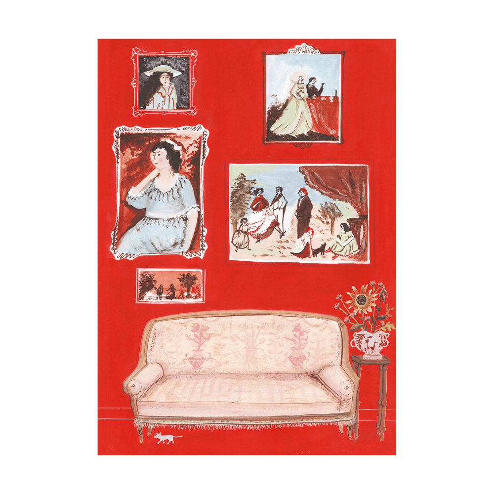 Image of Picture Room Red - Greeting Card