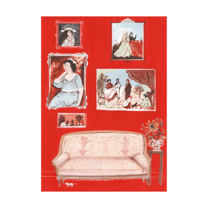 Image of Picture Room Red - Greeting Card