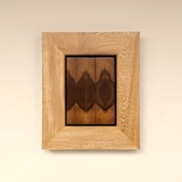 Image 3 of Wood wall hook with decorative frame.