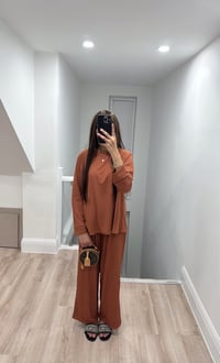 Image 1 of Terracotta Long Sleeve Rib Set