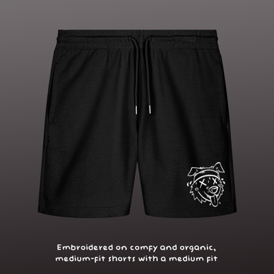 Image of 'Dead Dog GymClub' shorts w/ embroidered logo