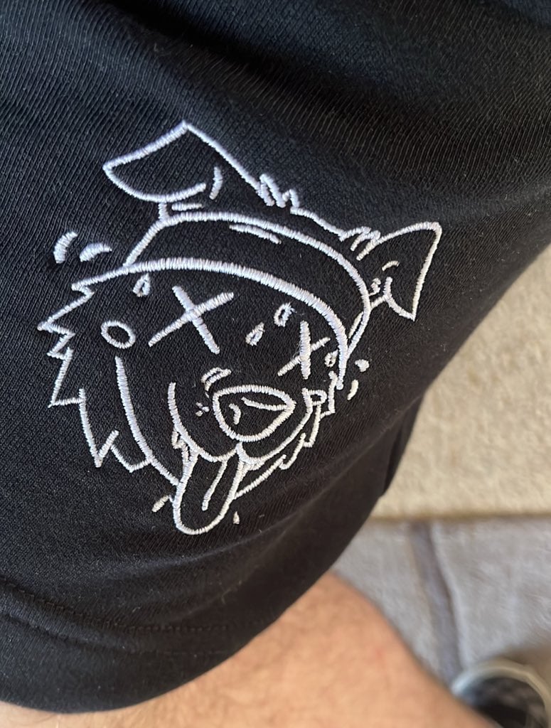Image of 'Dead Dog GymClub' shorts w/ embroidered logo