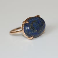 Image 1 of Lapis Dome Ring
