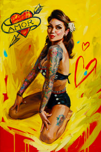 Image 3 of 2x 'PIN UP' Prints Double set