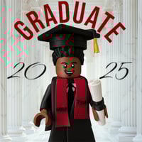 Image 1 of Brick Graduate - Customizable