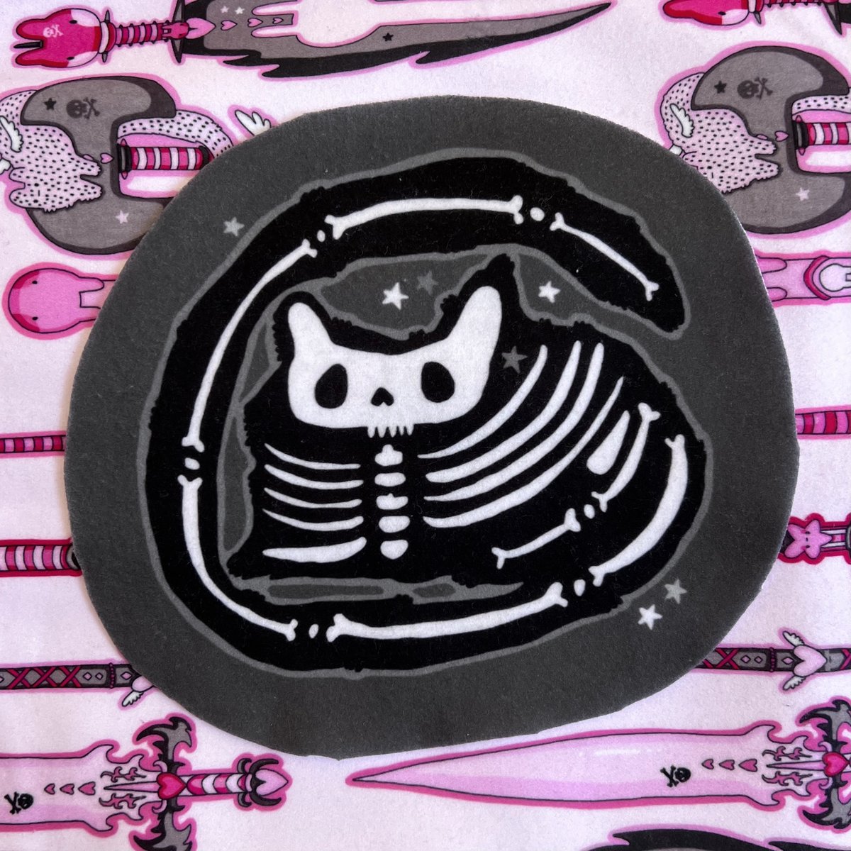 Image of Skelly Kitty Patch