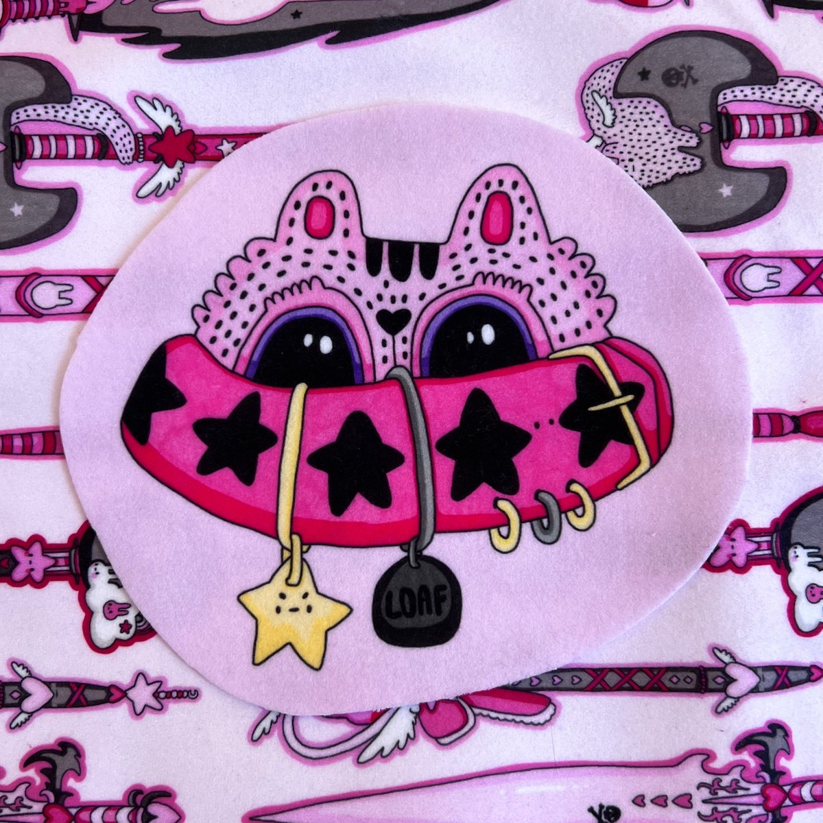 Image of Big Collar Kitty Patch