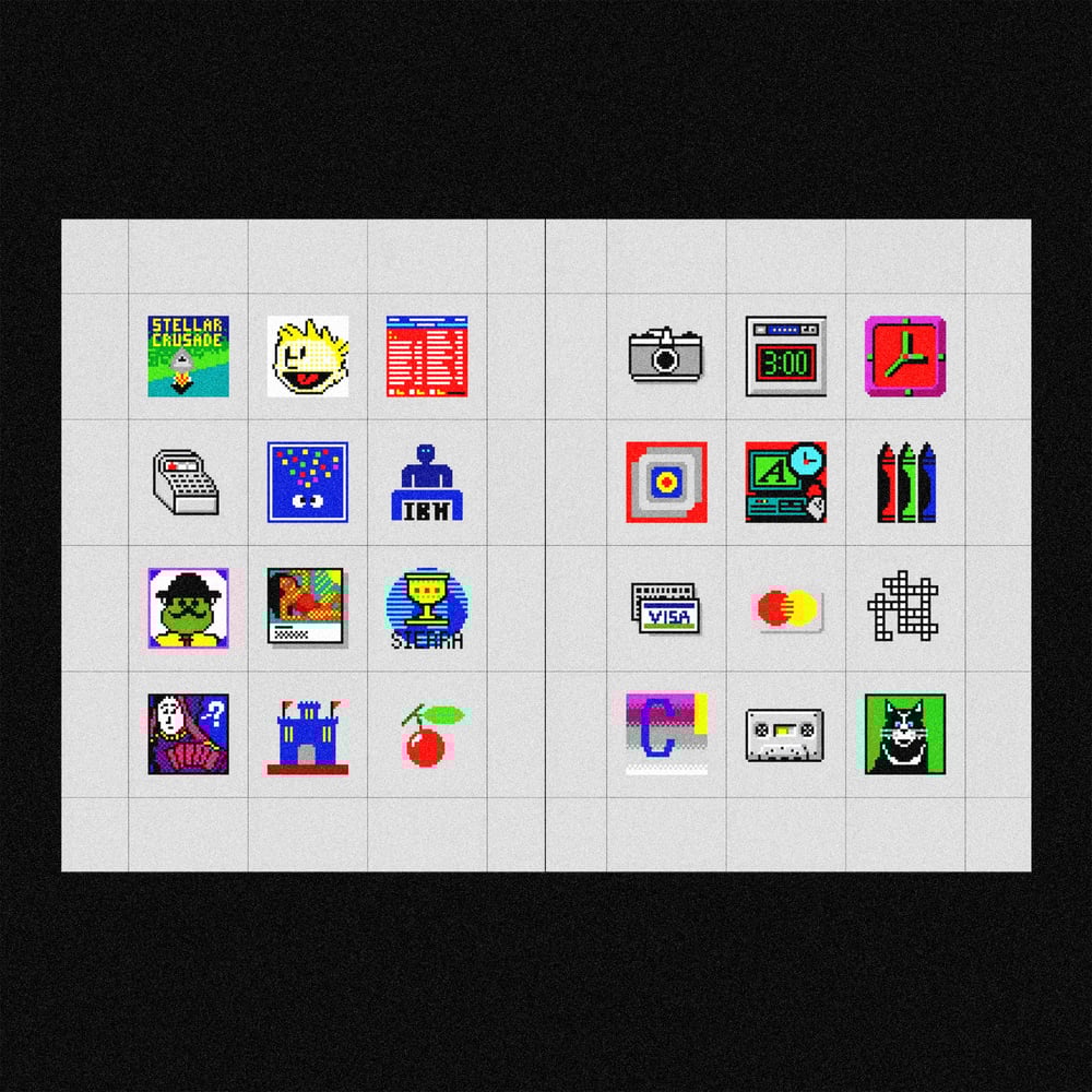 Image of [MASALA NOIR®] 16-BIT ICONS (1990–1996)