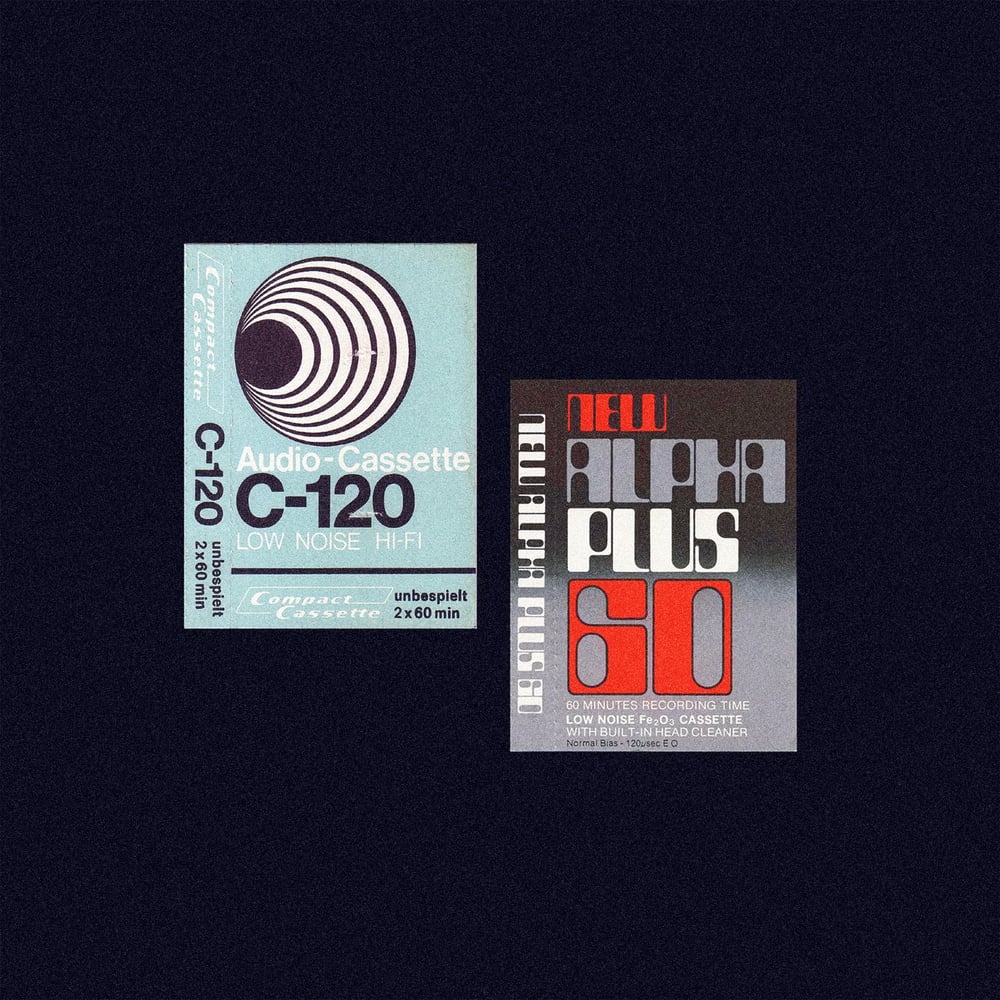 Image of [MASALA NOIR®] BLANK TAPES (1970–2000)