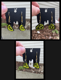 Image 1 of Slice / Cheese / Pizza Earrings (multiple)