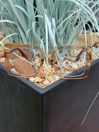 Image 1 of Champagne Square Clear Frames