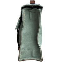 Image 3 of SWISS ARMY AMMO LEATHER AND CANVAS CARRYING CASE  C.1964