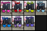 Image 4 of Sun / Moon / Heart Earrings (multiple)