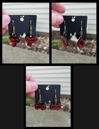 Image 1 of Sprout / Water / Bone Earrings (multiple)