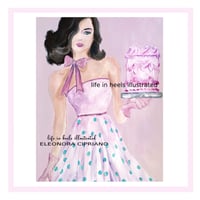 Image 1 of ART PRINT: JUST CAKE IT