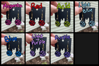 Image 3 of Disco Ball / Floppy Disk / Dice Earrings (multiple)