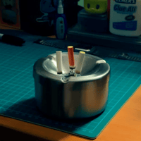 Image 1 of ASHTRAY CLOCK