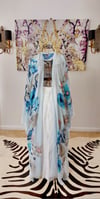 Turquoise Floral Duster