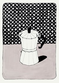 Image 4 of Coffee Pot with Wallpaper