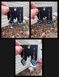 Image 1 of Alien / Blossom / Microbe Earrings (multiple)