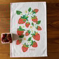 Image 5 of Strawberry Tea Towel