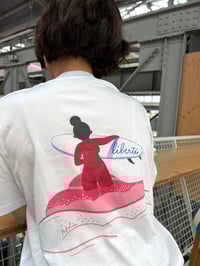 Image 1 of TEE-SHIRT blanc SURFEUSE - Collab' ADOLIE