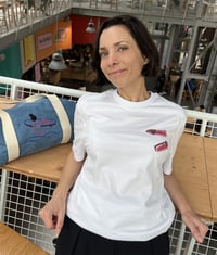 Image 7 of TEE-SHIRT blanc SURFEUSE - Collab' ADOLIE