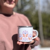 Image 5 of Lilac Enamel Mug