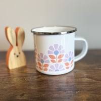 Image 3 of Lilac Enamel Mug