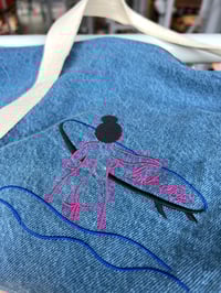 Image 5 of  PRE-COMMANDE - Sac week end brodé "LIBERTE"- Collab' ADOLIE