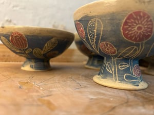 Ice Cream Dishes - set of four - O