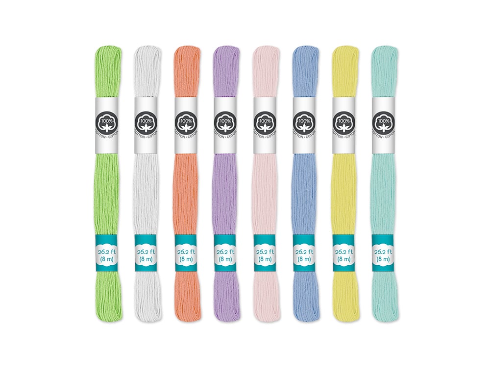 Image of Cotton Embroidery Floss - Pastels Assortment