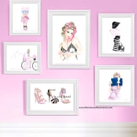 Image 2 of ART PRINT: HELLO DARLING