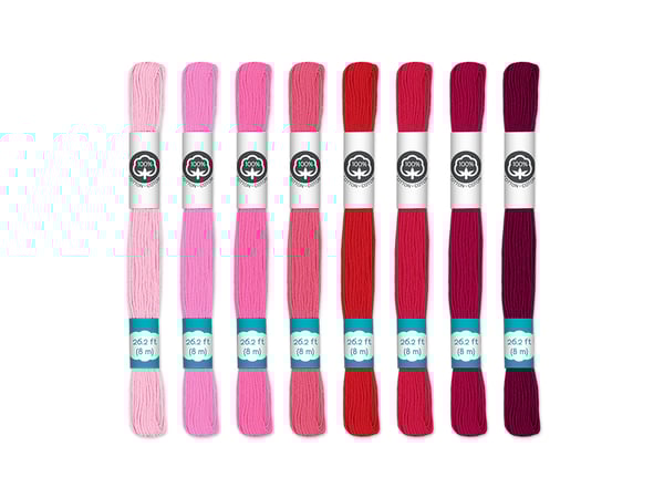 Image of Cotton Embroidery Floss - Rouge Tints