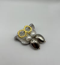 Fresh Water Pearl Silver Drop Earrings