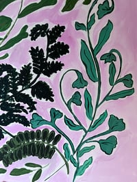Image 2 of Ferns and Leaves Painting