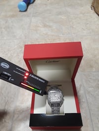 Image 12 of Cartier Moissanite Watch