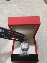 Image 15 of Cartier Moissanite Watch