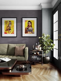 Image 7 of 2x 'PIN UP' Prints Double set