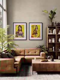 Image 6 of 2x 'PIN UP' Prints Double set