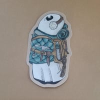 Image 2 of Vinyl Sticker Climber Swoopy Ghost
