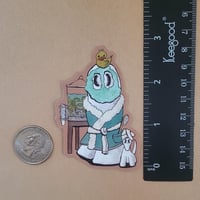 Image 3 of Vinyl Sticker Spa Day Swoopy Ghost